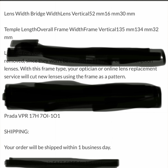 Prada Prescription glasses and case - excellent condition. - Picture 10 of 12